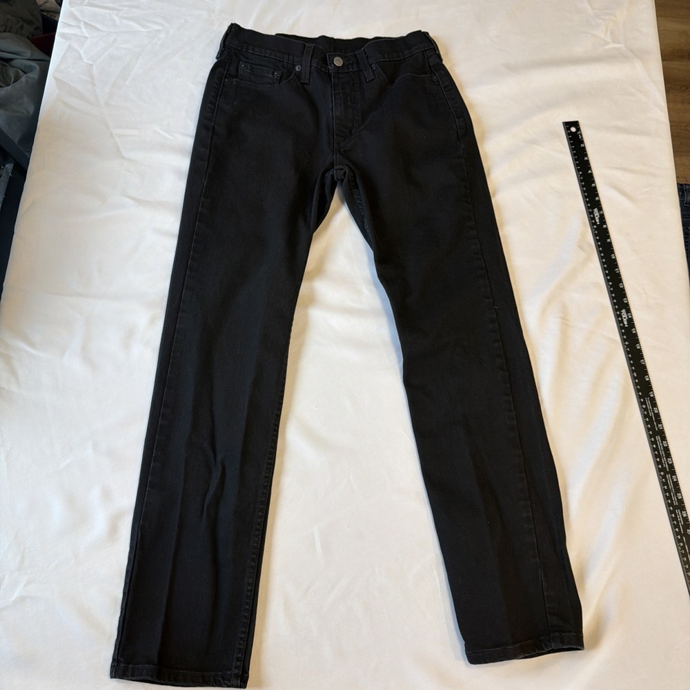 Levis 514 Gray Tab Denim Jeans Men's Size W29 L32 Black